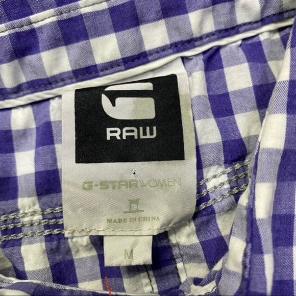 G-Star Raw Button Down Shirt Long Sleeve‎ Women Size Medium - Picture 8 of 10